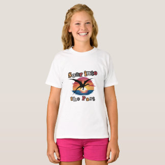 Soar in i det förflutna - Pterosaur Sunset Silhoue T Shirt