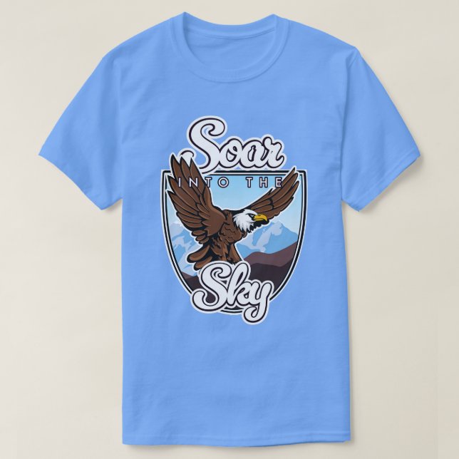 Soar in i Himlar T Shirt (Design framsida)