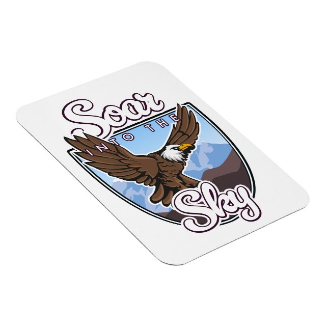 Soar into the Sky logotyp Magnet (Högersidan)