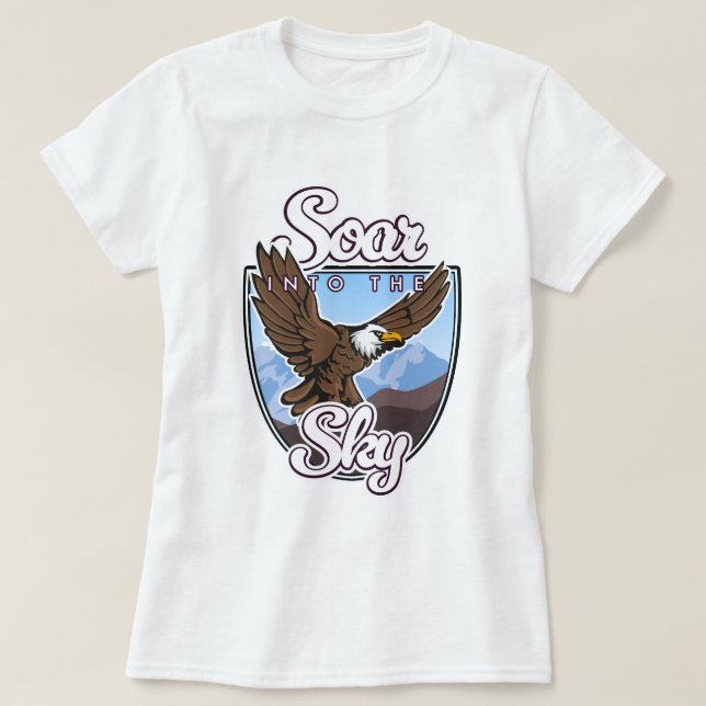 Soar into the Sky logotyp T Shirt (Design framsida)