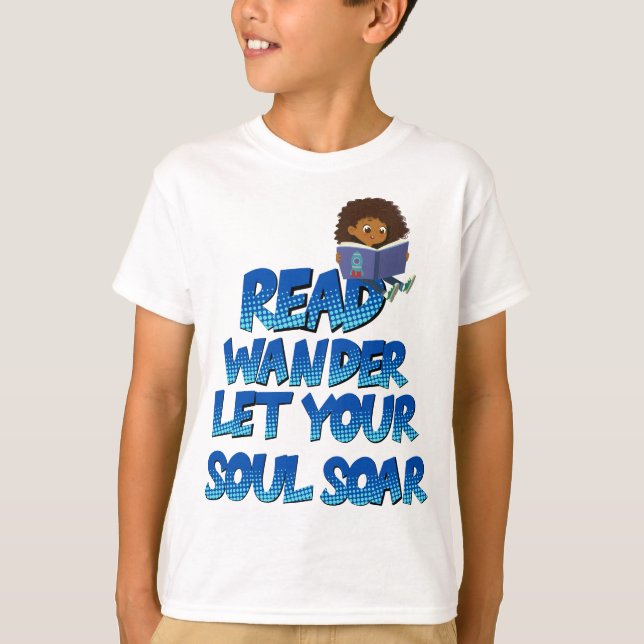Soar med Bokar: Släpp loss läskraften T Shirt (Framsida)