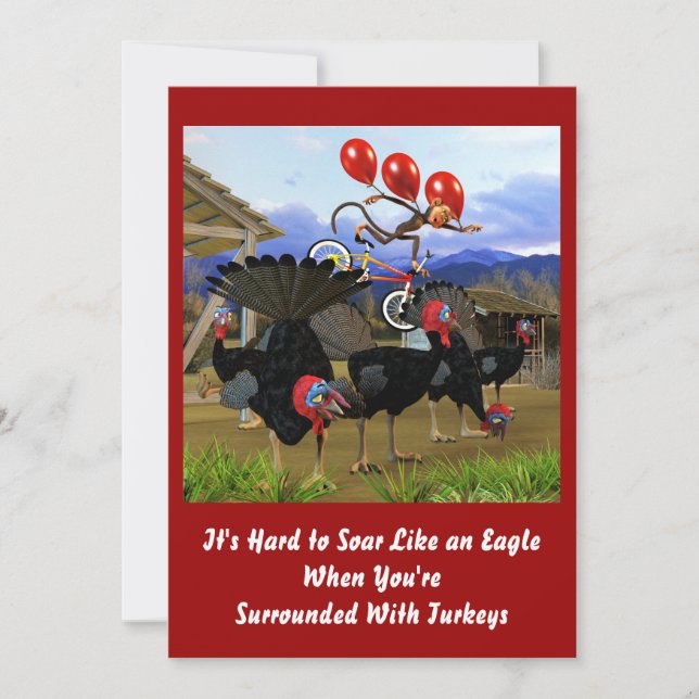 Soar något liknande en örnfödelsedaginbjudan inbjudningar (Framsida)