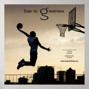 Soar till affischen för storheten (basket) poster