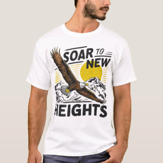 Soar till nya höjder: inspirationseagle och monter t shirt