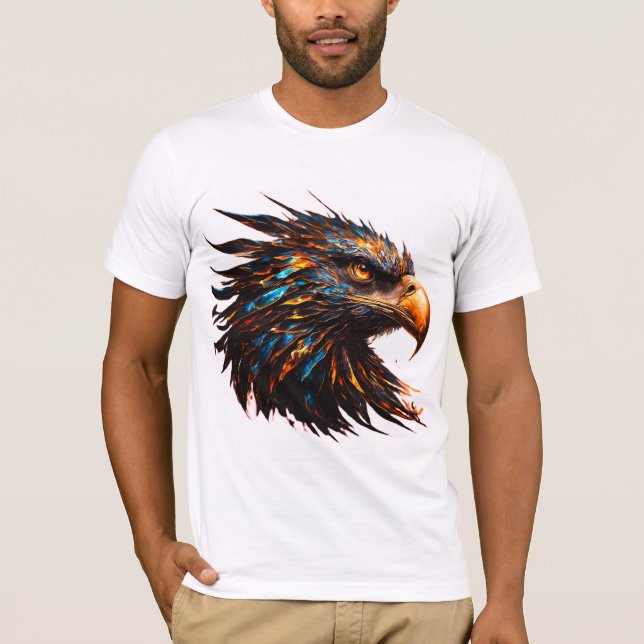 Soar to Victory - Crystal Eagle Emblem T-Shirt (Framsida)