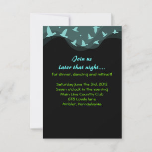 SOARBIRDS Pub eller Bat mitzvah Party-kort Inbjudningar