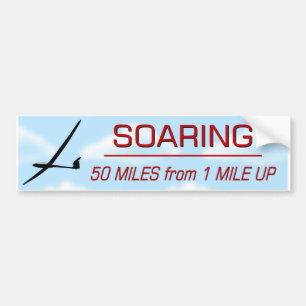 Soaring 50:1avstånd bildekal