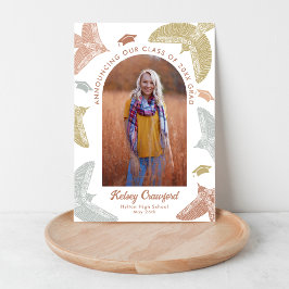 Soaring Birds Boho Class of 2025 Studenten Meddelande