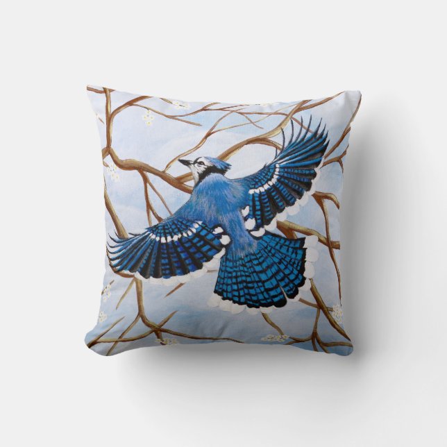 Soaring Blue Jay Kudde (Framsida)