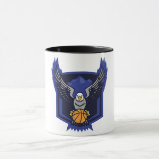 Soaring Eagle Basketball - Bold Sports Emblem Mugg