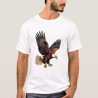 Soaring Eagle i Himmel T Shirt