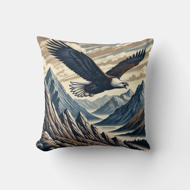 Soaring Eagle Kudde (Framsida)