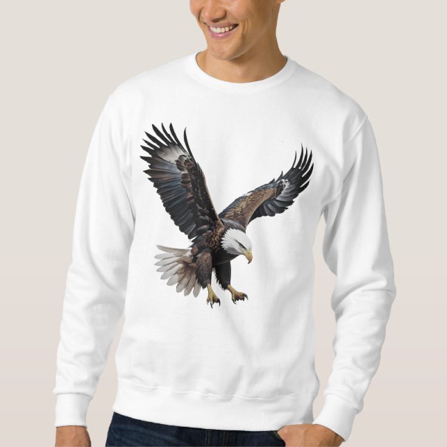 Soaring Eagle Sweatshirt - Manar Anpassningsbar Ho (Framsida)