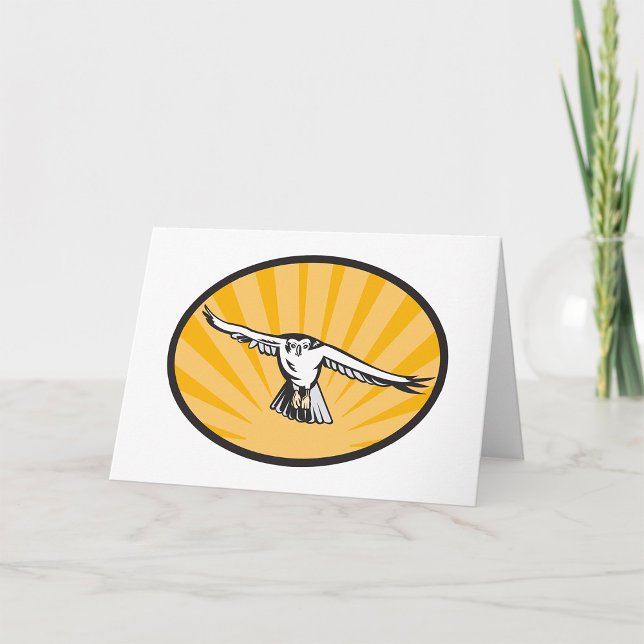 Soaring Falcon Bold Bird of Prey Kort (Skapare uppladdad)