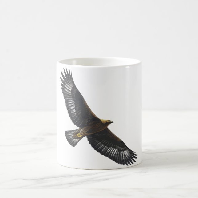 Soaring för Glorius guld- örn Kaffemugg (Center)