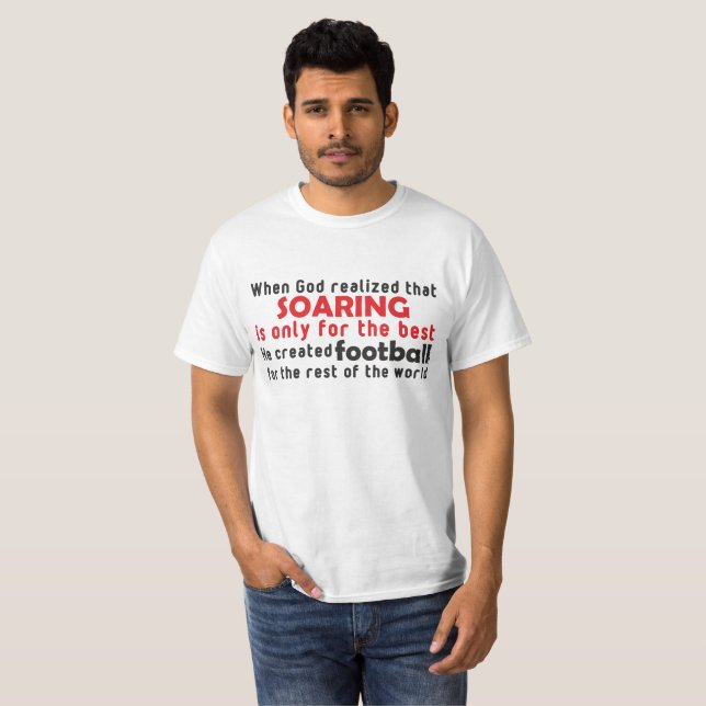 soaring för gud tee shirt (Hel framsida)