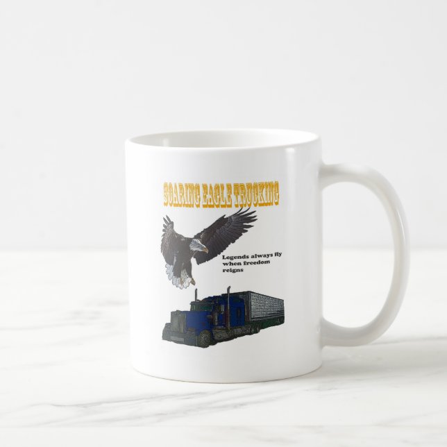 Soaring örntransport kaffemugg (Höger)