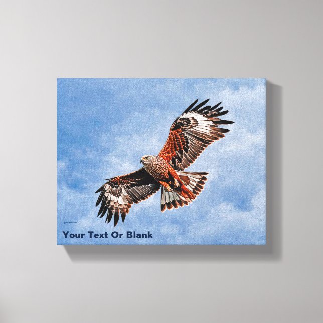 Soaring Red Kite Canvastryck (Framsida)
