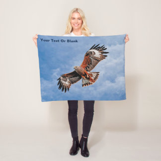 Soaring Red Kite Fleecefilt