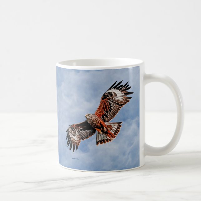 Soaring Red Kite Kaffemugg (Höger)