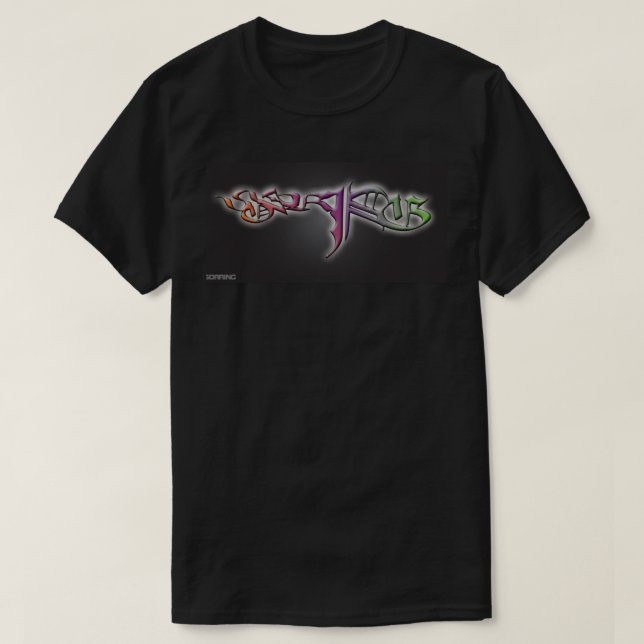 Soaring T-tröja (svarten) Tee (Design framsida)