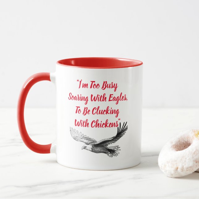 "Soaring with Eagles" Mugg (Med munk)