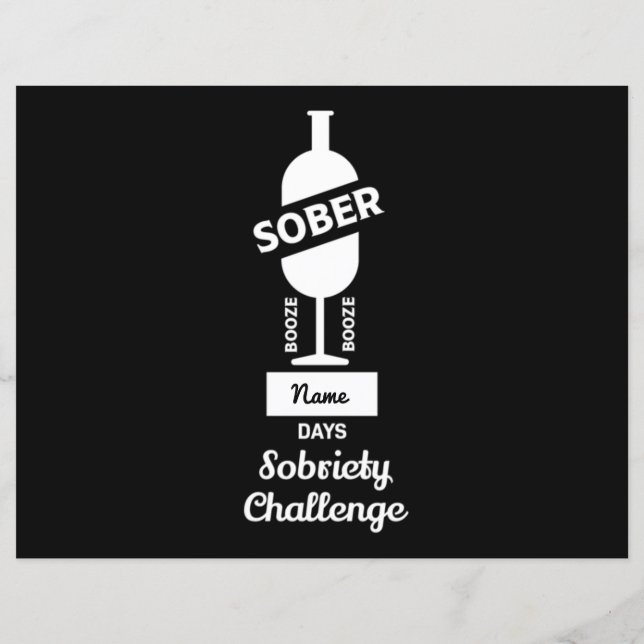 Sober AF Alkohol Addict Recovery (Baksida)