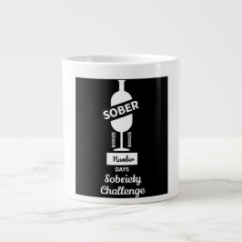 Sober AF Alkohol Addict Recovery Jumbo Mugg
