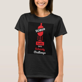 Sober AF Alkoholist Återhämtning T-Shirt