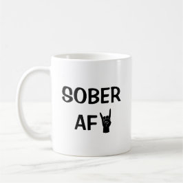 Sober AF Kaffemugg