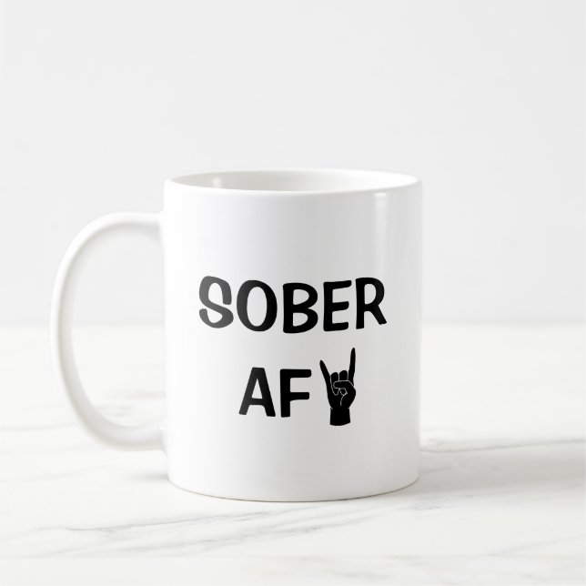 Sober AF Kaffemugg (Vänster)