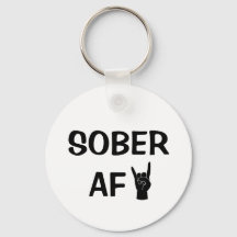 Sober AF-nyckelkedja, Addence Recovery Gift