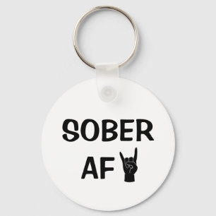 Sober AF-nyckelkedja, Addence Recovery Gift Nyckelring