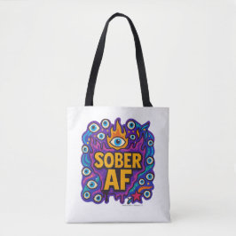 Sober AF - Tote Tygkasse