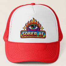 Sober AF - Truckerkeps