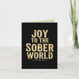 Sober christmas helgkort