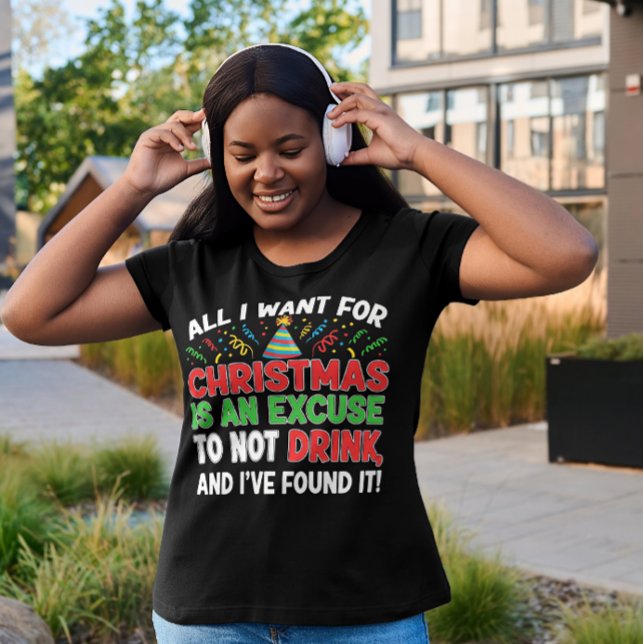 Sober christmas Women T Shirt (Skapare uppladdad)