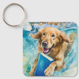 Sober Hund w/ Big Bok AA Prayer ANPASSNINGSBAR Nyckelring