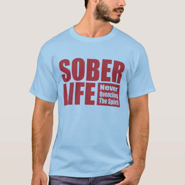 Sober Life- Red T-shirt (Framsida)