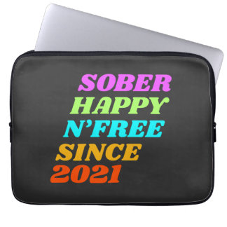 Sober lycklig n'free sedan (anpassa året) laptop fodral