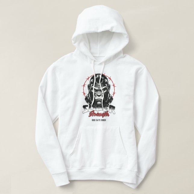 Sober Nice Feel Bra Ull Mysigt Hoodie (Design framsida)
