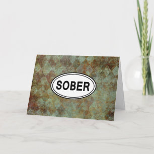 SOBER OVAL Security Recovery AA-kort Kort