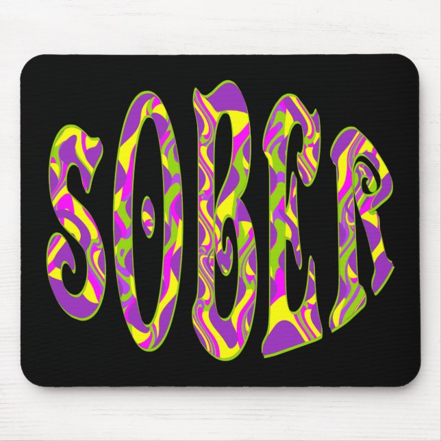 SOBER Retro 60's Art Psychedelic Musmatta (Framsidan)
