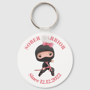 Sober Sedan Keychain for Addence Recovery, Ninja Nyckelring