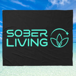 Sober & Shining - Lotus Power Fleece Blanket