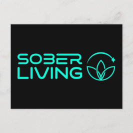 Sober & Shining - Lotus Power Postcard Helg Vykort