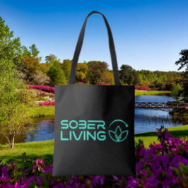 Sober & Shining - Lotus Power Tote Bag Tygkasse