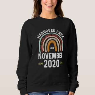 Sober Since 2020 Sobriety Anniversary Month Novemb T Shirt