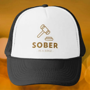 Sober som domare - Guld Gavel Truckerkeps