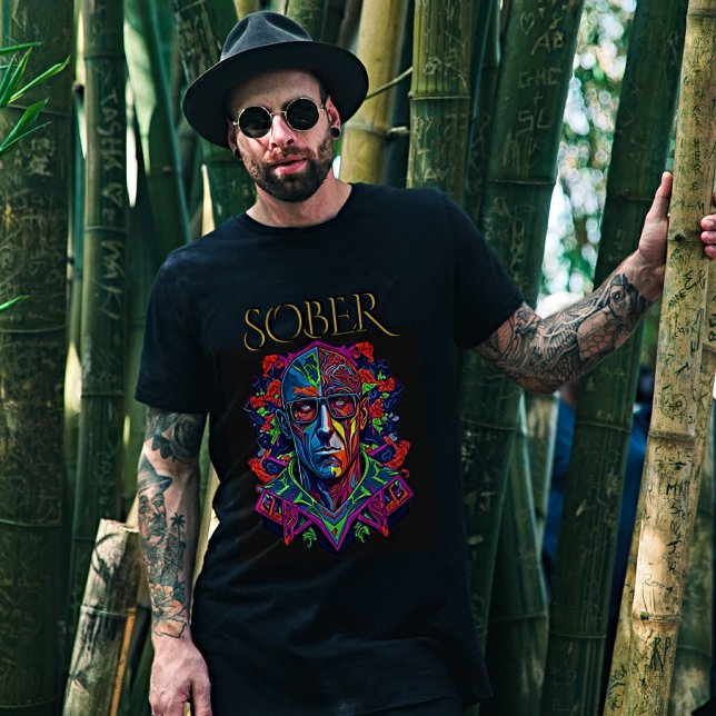 Sober T-Shirt: Iconic Maynard James Keenan Art T Shirt (Skapare uppladdad)